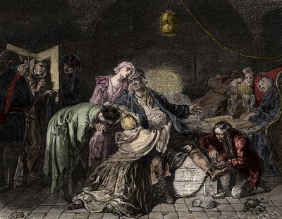 Jean Calas, marchand calviniste accusé de meurtre - French School