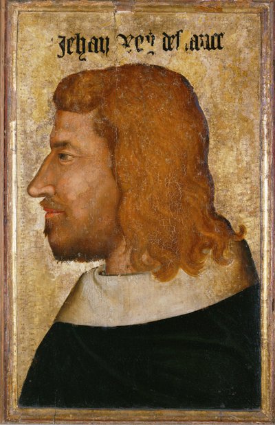 Jean II le Bon, roi de France, fils de Philippe VI de Valois ... - French School