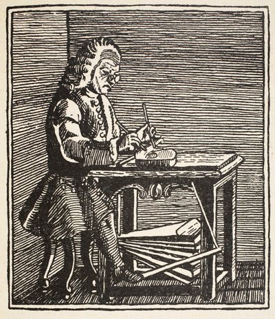 Jean Ruaux, copie par Boris Mestchersky, illustration de Histoire de la Nation Française, Sciences, Volumes I & II, par Gabriel Hanotaux, 1924 - French School