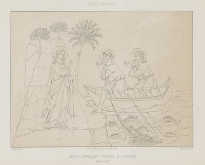Jésus appelant Pierre et André - French School