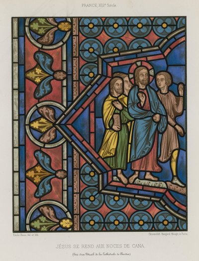 Jésus allant aux noces de Cana - French School