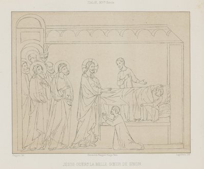 Jésus guérit la belle sœur de Simon - French School