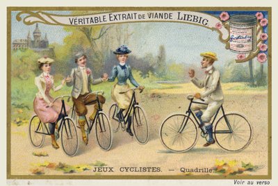 Jeux cyclistes, danse carrée - French School