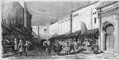 Population juive de Tétouan (Tétouan) au Maroc : vue d