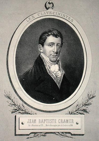 Johann Baptist Cramer (1771-1858) gravé par Alfred Lemoine - French School