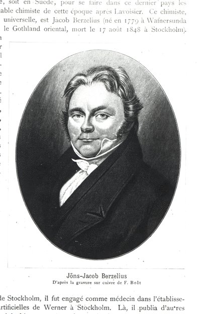 Jons Jakob Berzelius (1779-1848) d