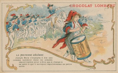 Joseph Bara, un célèbre jeune soldat républicain français à l