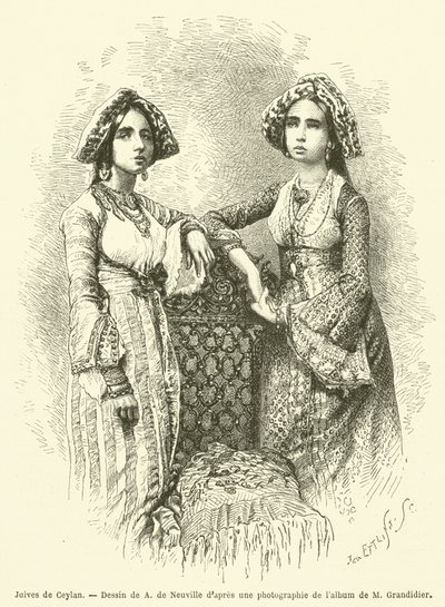 Juives de Ceylan - French School