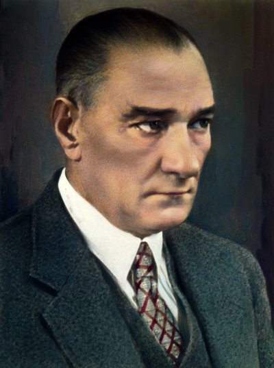 Kemal (Mustapha) Atatürk (1881-1938) vers 1925-30 - French School