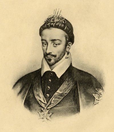 Roi Henri III (1551-89) de France - French School