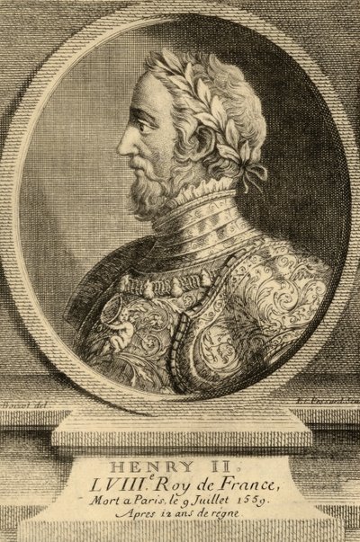 Le roi Henri II (1519-59) de France - French School