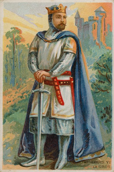 Roi Louis VI, dit le Gros - French School