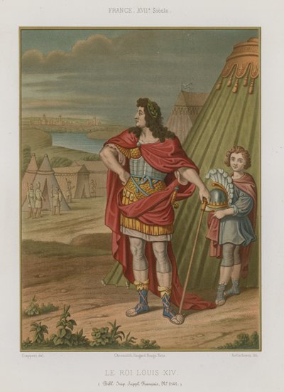 Le roi Louis XIV de France - French School