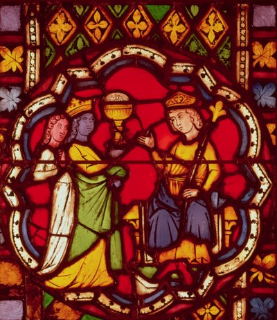 Le roi Salomon et la reine de Saba, vers 1270 - French School