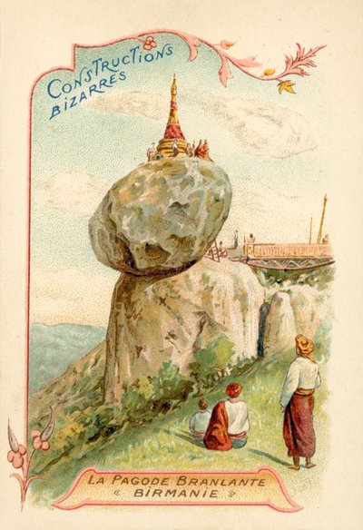 Pagode Kyaiktiyo, Birmanie - French School