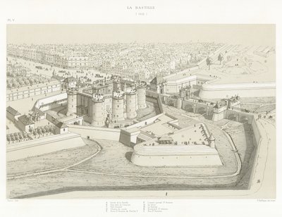 La Bastille, 1650 - French School