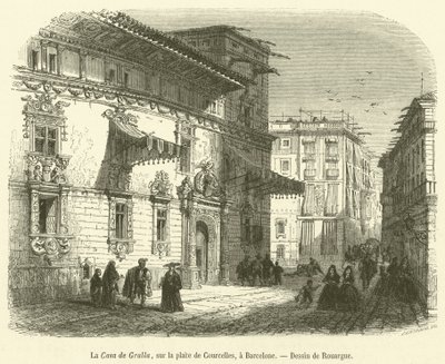 La Casa de Gralla, sur la place de Courcelles, à Barcelone - French School