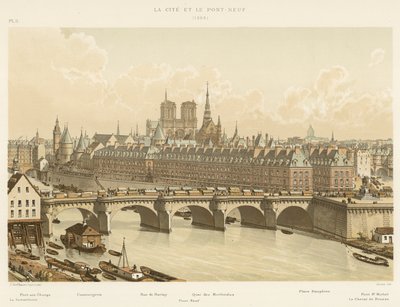 La Cité et le Pont-Neuf, 1665 - French School