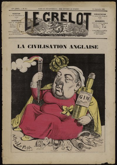La Civilisation anglaise - basée sur le gin - French School