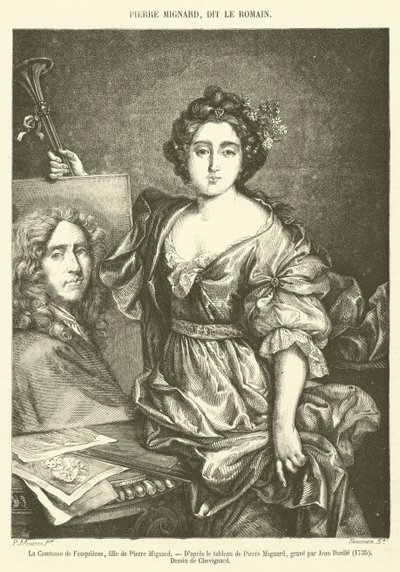La Comtesse de Feuquières, fille de Pierre Mignard - French School