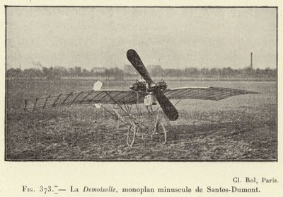 La Demoiselle, monoplan minuscule de Santos-Dumont - French School
