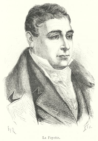 La Fayette (gravure) - French School