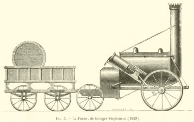 La Fusée, de Georges Stephenson - French School