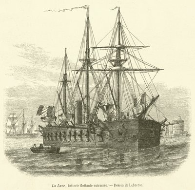 La Lave, batterie flottante cuirassée - French School