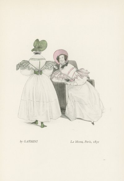 La Mode, Paris, 1831 - French School