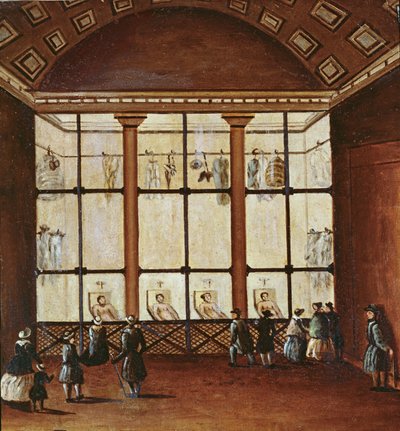 La Morgue, la plus grande morgue de Paris, 1830-40 - French School
