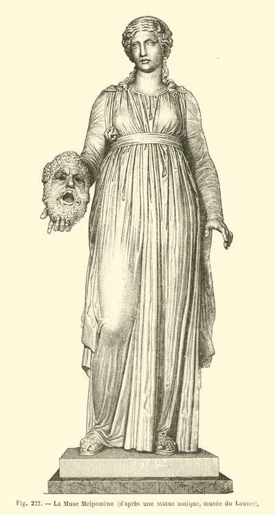 La Muse Melpomène - French School