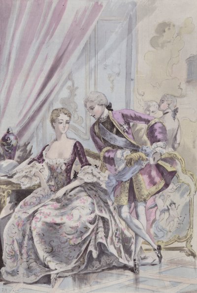 La Pompadour - French School