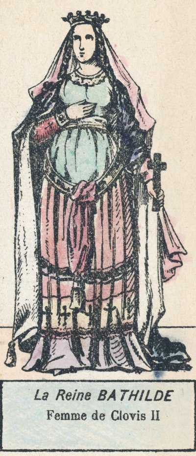La Reine Bathilde, femme de Clovis II - French School