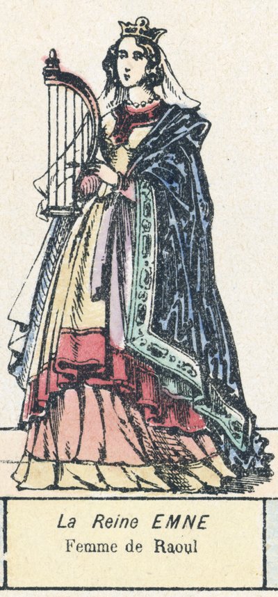 La reine Emne, femme de Raoul - French School