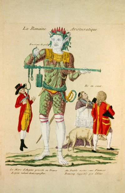 La Romaine Aristocratique, pub. 1789 - French School