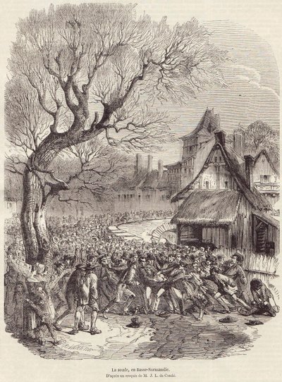La Soule, en Basse-Normandie, pub 28 février 1852 - French School
