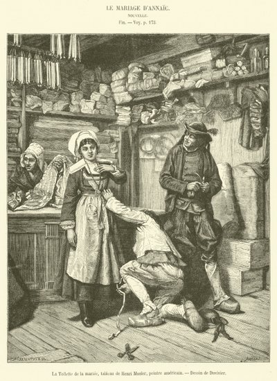 La toilette de la mariée - French School