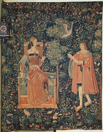 La Vie Seigneuriale : Lecture, Atelier de la Loire, vers 1500 - French School