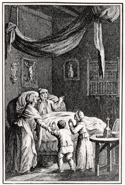La Vie de Mon Père (gravure) - French School