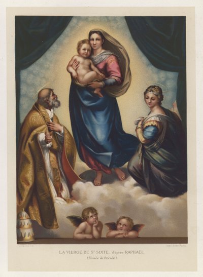 La Vierge De St Sixte, d