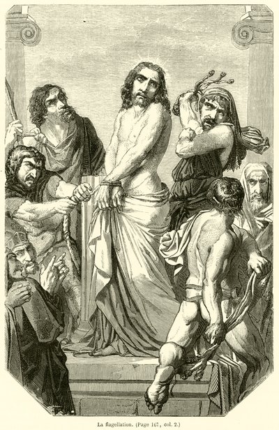 La flagellation - French School