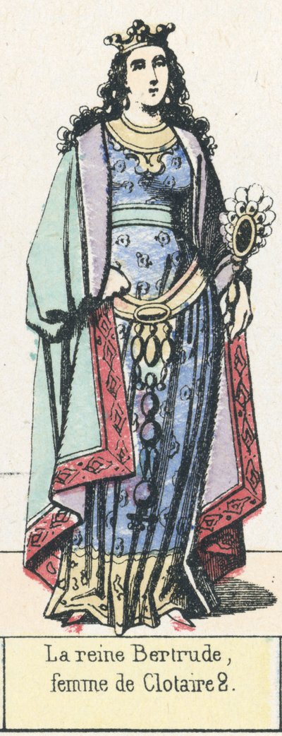 La reine Bertrude, femme de Clotaire II - French School