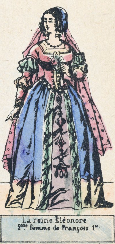 La reine Éléonore, 2e femme de François 1er - French School