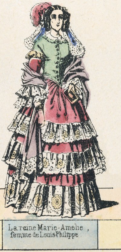 La reine Marie-Amélie, femme de Louis-Philippe - French School