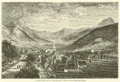 La vallée du Mont-Dore et le village des Bains - French School