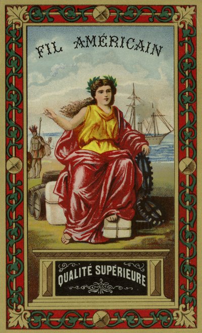 Étiquette pour fil américain - French School