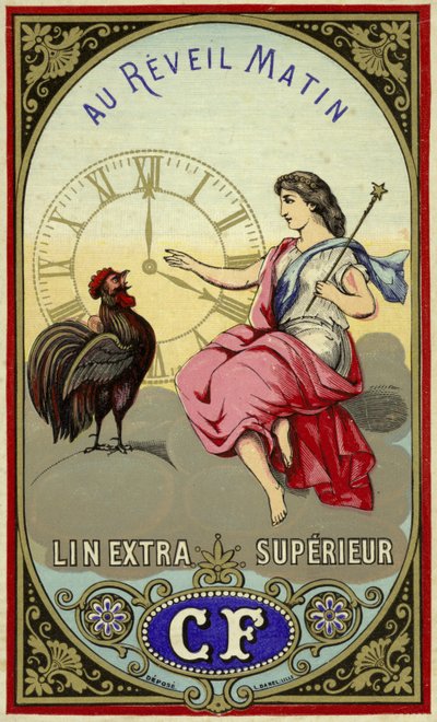 Étiquette pour Au Réveil Matin - French School