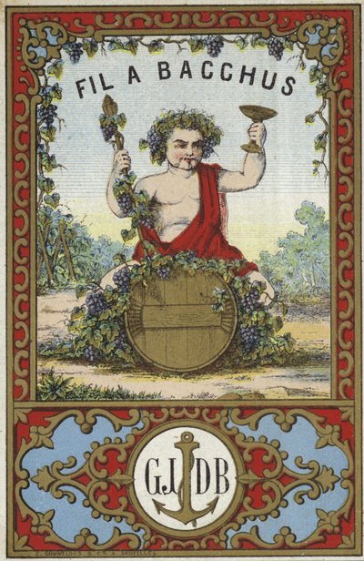 Étiquette pour Fil à Bacchus - French School