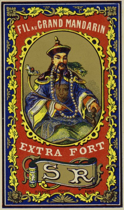 Étiquette pour fil de grands mandarins - French School