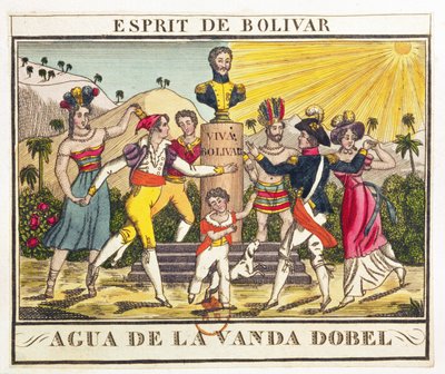 Étiquette pour Eau de Lavande évoquant l